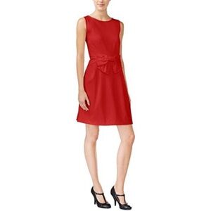 NEW Red Bow Dress NWT Size Large Maison Jules Geneva